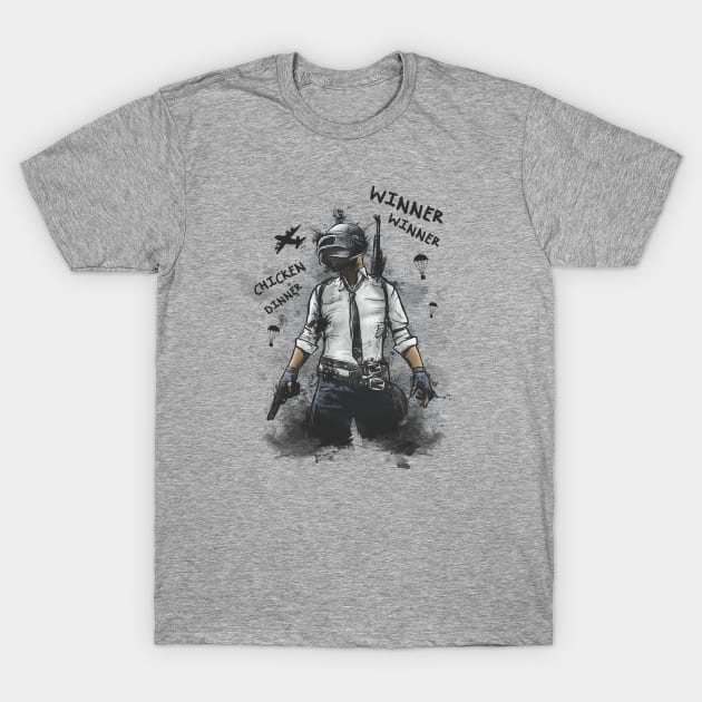 Winner Winner Chicken Dinner T-Shirt by EnaGrapher